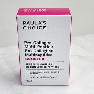 Paula's Choice Pro-Collagen Peptide Booster - Full Size (20 ml) - NIB - 12M PAO